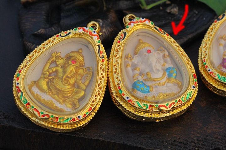 new-original-เอเชียตะวันออกเฉียงใต้ประเทศไทยภาษากรีกวัดพุทธกระเป๋า-talisman-โชคดีอวยพร-ganesha-gold-เทพเจ้าแห่งความมั่งคั่งการ์ดพระพุทธเจ้าจี้-amulet-พระพุทธรูปทิเบต