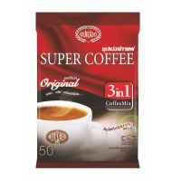 ซุปเปอร์ กาแฟปรุงสำเร็จชนิดผง 3in1 ออริจินัล 20 กรัม x 50ซอง Super Coffee 3in1 20 g x 50 โปรโมชันราคาถูก เก็บเงินปลายทาง