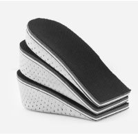 1 Pair Shoe Insoles Breathable Half Insole Heighten Heel Insert Sports Shoes Pad Cushion Unisex 2-4cm Height Increase Insoles