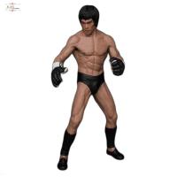 HJDJ 19 ซม. ของขวัญ Bruce Lee Miniatures 1:12 ของเล่นรุ่น เครื่องประดับตุ๊กตา คอลเลกชันรุ่น Bruce Lee Action Figures