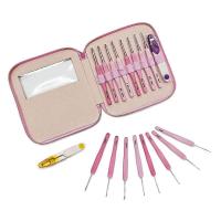 QianXing Shop Crochet Knitting Needles Set for Crochet Yarn Knitting Accessories for Beginners Gift with Portable Case Crochet for Weave Sewing Needles Tool