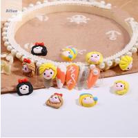 ALLON ผสม น่ารัก รูปอะนิเมะ สาวผู้หญิง สโนว์ไวท์ เจ้าหญิง ตกแต่งเล็บ DIY 3D Nail Charms จี้ห้อยคอการ์ตูน อุปกรณ์ทำเล็บ