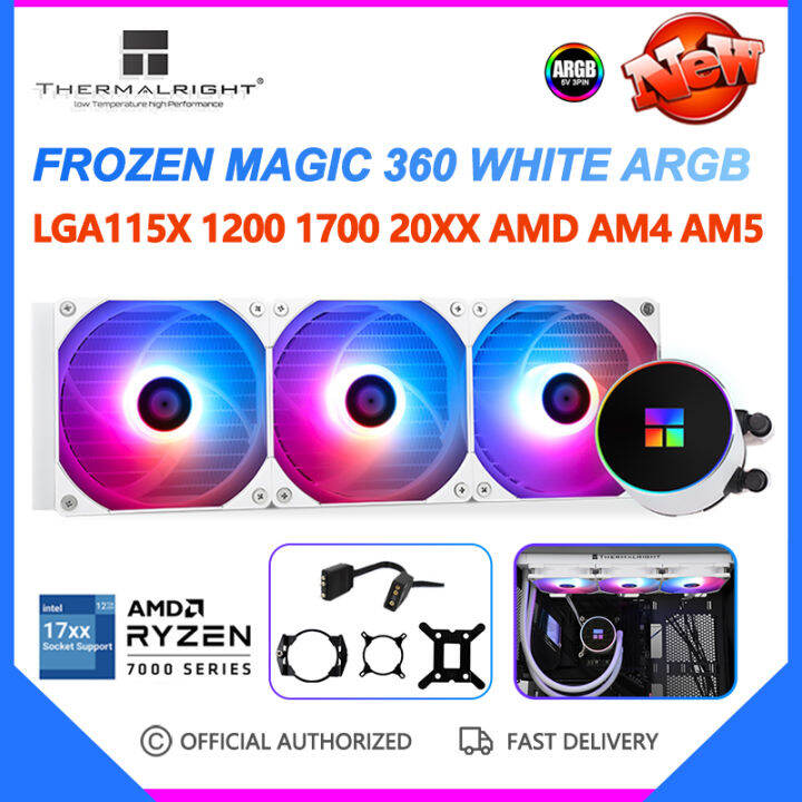 Thermalright Frozen Magic 360 WHITE ARGB Integrated Water Cooling ...