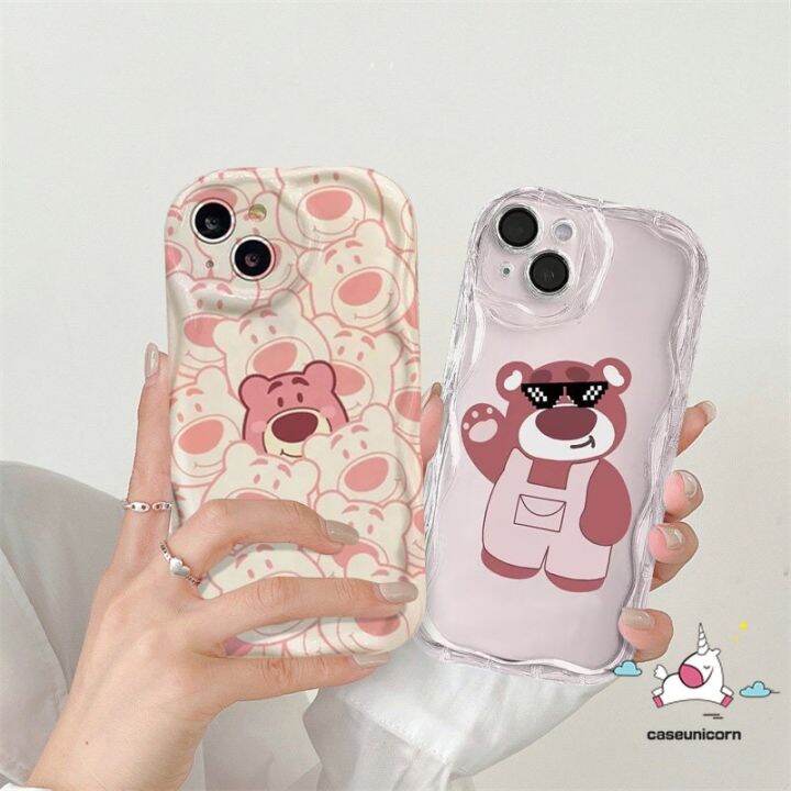 เคสโทรศัพท์มือถือ-tpu-นิ่ม-ขอบโค้ง-กันกระแทก-ลายการ์ตูนหมีน่ารัก-แวววาว-สําหรับ-iphone-7plus-xr-6s-6-7-8-14-13-12-x-xs-2020