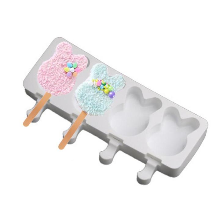 popsicle-molds-ice-cream-bear-mold-cheese-stick-mold-silicone-lollipop-mold-4-cavities-homemade-popsicle-maker-ice-cream-bear-mold-reliable