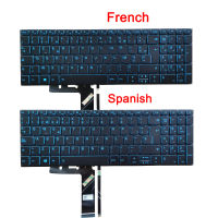 New Laptop French FRSpanish SP Keyboard for IdeaPad L340-17 L340-15 L340-17IRH L340-15IRH With Blue Backlight