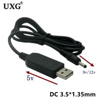 USB To DC 3.5mm X 1.35mm Cord USB Power Boost Line 5V To DC 9V / 12V Step UP Module USB Converter Adapter Cable 3.5x1.35mm Plug