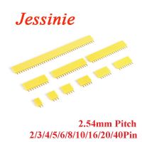 10pcs 2.54mm Pitch Single Row Female Pin Straight Female Header Connector Socket 1X2/3/4/5/6/8/10/16/20/40Pin PCB For Arduino