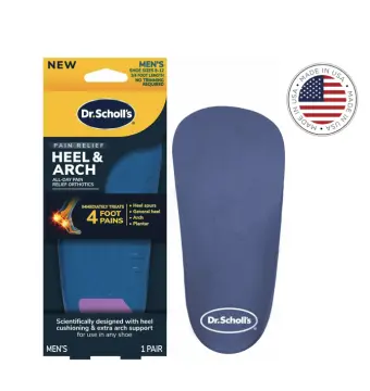 Dr. Scholl's HEAVY DUTY SUPPORT Pain Relief Orthotics. Designed for Men  over 200lbs with Technology to Distribute Weight and Absorb Shock with  Every