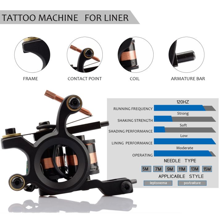 professional-tattoo-machine-gun-kit-with-tattoo-power-supply-cartridges-needles-permanent-tattoo-pigment-all-for-tattoo-body-art