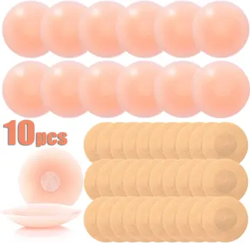 Ultra Thin Reusable Nipple Covers Stickers For Brown Skin Adhesive