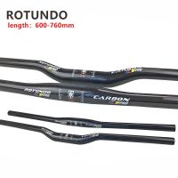 ROTUNDO Carbon Fiber MTB Handlebar Bicycle flat riser Handlebar 31.8mm Carbon Mountain Bike 4 Upsweep 9 Backsweep Free Shipping