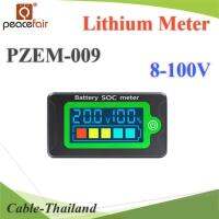 Battery Meter SOC PZEM009 มิเตอร์วัดแบตเตรี่ ไฟแสดงสถานะ โวลต์มิเตอร์ DC8-100V LCD รุ่น PZEM-009