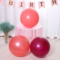 24 Inch Thick Coral Red Rose Gold Latex Balloons Wedding Celebration Room Layout Decoration Floating Latex Balloons Wholesale