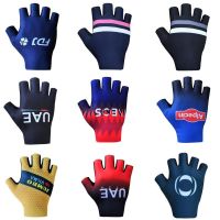 ☃℡ Half Finger ITALIA Cycling Gloves Mens Women Summer Sports Shockproof Bike Gloves Anti Slip MTB Bicycle Glove Guantes Ciclismo