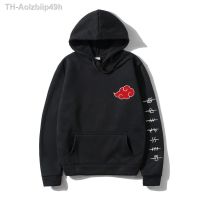 Aolzbiip49h ญี่ปุ่นอะนิเมะAkatsuki Cloudสัญลักษณ์พิมพ์ผู้ชายHoodiesเสื้อกันหนาวStreetwear Hoodieผู้ชายผู้หญิงขนาดใหญ่Sweatshirt