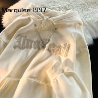 Marquise1997 เสื้อฮู้ด เสื้อแขนยาวอบอุ่น หลวมและสบาย สบาย ทันสมัย แฟชั่น น่ารัก WWY23A0PRI 43Z231024