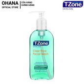 Gel Rửa Mặt Tràm Trà T-Zone Clear Pore Facial Wash 200mlGel Rửa Mặt Tràm Trà T-Zone Clear Pore Facial Wash 200ml