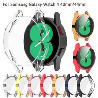 ✚ Protective Case for Samsung Galaxy Watch 4 40mm 44mm Smart watch Screen Protector Soft TPU Cases Cover Protective Shell Bumper