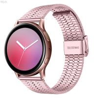 ™ 20mm 22mm Strap for Samsung Galaxy Watch 4 classic 46mm 42mm Gear S3 Band Stainless Steel Metal Bracelet Huawei GT/GT2/2e/Pro