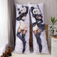 Japanese PSP Game Anime NieR:Automata YoRHa No.2 Type B Dakimakura Body Pillow Case Fullbody Hugging Cushion Cover Otaku Gift