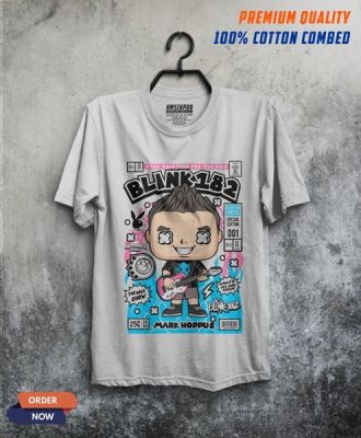 เสื้อยืดผู้ชาย KAOS BLINK 182 / T-SHIRT DISTRO / PUNK ROCK / ROCK BAND / MUSIK / BAJU ATASAN PRIA / T-SHIRT DISTRO