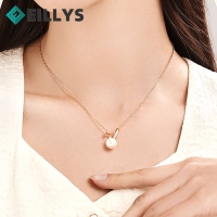 Niche Design Clavicle Chain ผู้หญิงน่ารักกระต่ายหูสร้อยคอ2022ฤดูร้อนใหม่กระต่ายเทียมสร้อยคอมุก Simple Clavicle Chain