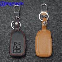 dghjsfgr jingyuqin New Arrival 3 Buttons Remote Folding Leather Car-Styling Key Cover Case For Toyota Vios Intelligent Smart Key