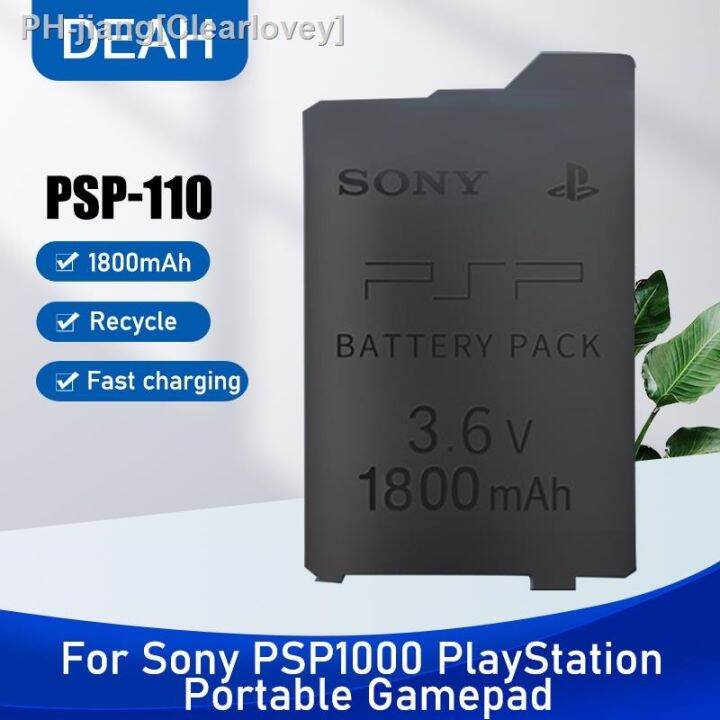 1PCS Sony PSP110 1800mAh 3.6V Lithium Rechargeable Battery For Sony PSP1001 PSP 1000 PSP1000