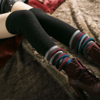 Free Shipping FallWinter Wool Socks over-the-Knee Womens Thick Warm Knee Pads Long Tube Leg Gaurd Set Booties Korea Loose Socks