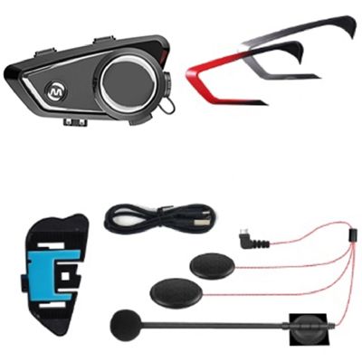 【LZ】☄℡  Motocicleta Equitação Capacete Bluetooth Headset Hard Label Built-In Interfone e Music Sharing Função Aplicar para metade do capacete