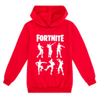 Fortnites เสื้อกันหนาวหมวกกับกระเป๋าสำหรับเด็กหนุ่มๆสาวๆการ์ตูนแบบพิมพ์ฤดูใบไม้ผลิและฤดูใบไม้ร่วงเสื้อกันหนาวหมวกสบายๆเสื้อกันหนาวที่อบอุ่น W1693