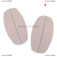 mishun318862 2X Soft silicone Bra สายคล้องเบาะรองไหล่ Non-SLIP Shoulder Pads Relief Pain