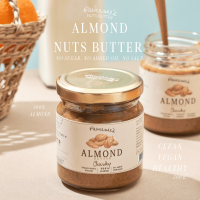 เนยถั่ว Almond Butter อัลมอนด์ 100% 200g. | Paweenee’s