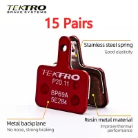 TEKTRO P20.11 MTB Bicycle Disc Brake Pad Metal Ceramic Pad for SHIMANO M7100 M8100 M9100 M987 M985 M785 M675 M615 M447 M395 M375