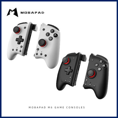 MOBAPAD M6 Gemini เกมคอนโซลควบคุมด้วยจอยสติ๊กสำหรับ Nintendo Switch ไร้สายบลูทูธซ้ายขวาจอยเกมด้ามจับสำหรับ NS Switch Oled Joy-Con อุปกรณ์เสริมจับ