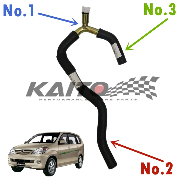 WATER PUMP PIPE with radiator cork & WATER BY PASS HOSE TOYOTA AVANZA