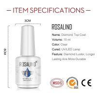 Rosalind อุปกรณ์ตกแต่งเล็บโคมไฟ Led Uv 15มล