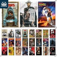 Vintage ภาพยนตร์โลหะดีบุกป้ายโลหะโปสเตอร์ Wall Art ตกแต่งสำหรับ Man Cave ห้องนอน Cinema Wall Home Decor โดย Putuo Decor