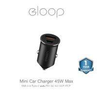 Eloop C8 Mini Car Charger 45W Max ที่ชาร์จในรถ USB-A &amp; Type-C รองรับ PD QC 4.0 SCP FCP