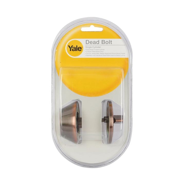 YALE กุญแจเสริมความปลอดภัย รุ่น DB-V8111US11 [ส่งเร็วส่งไว มีเก็บเงินปลายทาง]