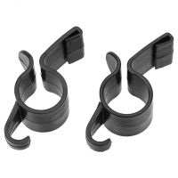 【CW】 2pcs Car Rear Bracket Umbrella Holder Clip Hooks Organizer Mounting Hanging Clamp