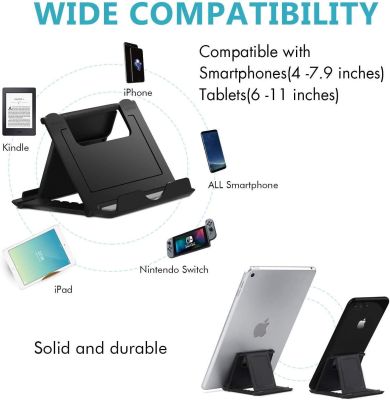 【cw】Table Adjustable Phone Holder cket Desktop Stand For Samsung Xiaomi Folding Universal Mobile Phone Stand
