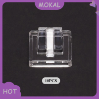 MOKA01 10ชิ้นแหวนใสนิ้วดิสเพลย์ผู้ถือถาดเครื่องประดับแหวนพลาสติกตู้โชว์