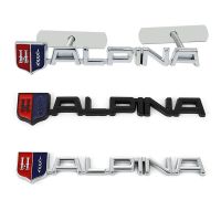 【car parts】3D รถโลหะสติกเกอร์ Refit ด้านหน้า Grille Badge สำหรับ BMW Alpina M 3 5 6 X1 X3 X5 X6 Z E46 E39 E60 E90 E60