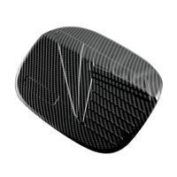 For -50 CX50 2023 Car Fuel Gas Tank Cover Panel Protector Sticker Trim Replacement Accessories (ABS Carbon Fiber)