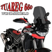 สำหรับ Aprilia Tuareg660 2022 2023กระจกหน้ารถรถจักรยานยนต์กระจกหน้ารถยกกระจกหน้ารถขนาดใหญ่ Touring Screen Windshield