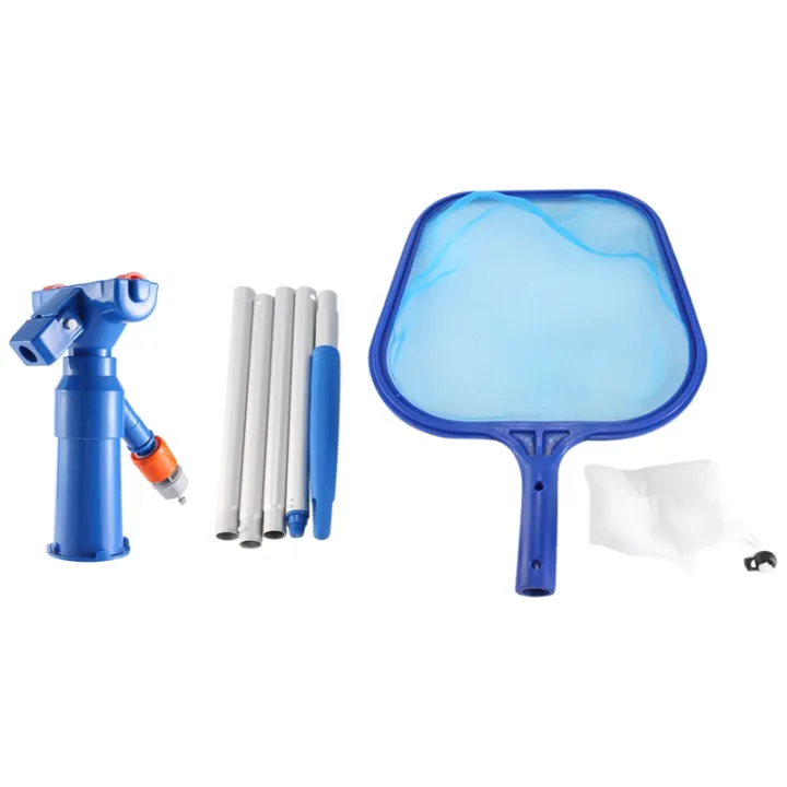 Pool Vacuum Cleaner,2 in 1 Pool Cleaning Kit Portable Jet Vacuum Head