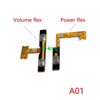 สําหรับ Samsung Galaxy A01 Core A8 A9 2018 A530 A920 Power ON OFF สวิตช์ปุ่มด้านข้าง Key Flex Cable