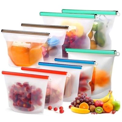 1PC Food Storage Bag Reusable Freezer Fruit Vegetable Savers Keeping Food Fresh Wrap Store Cover Large Capacity Bags